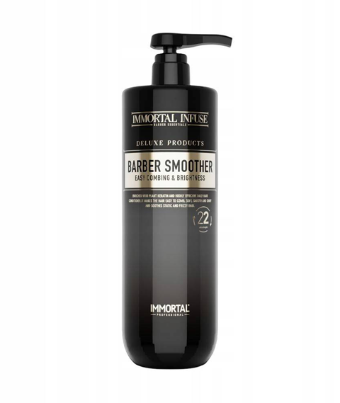 Immortal-Barber Smoother Easy Combing & Brightness Odżywka do Włosów 1000 ml WYPRZEDAŻ