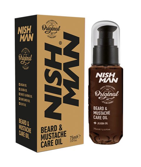 Nishman-Beard and Mustache Care Oil Olejek do Zarostu 75 ml