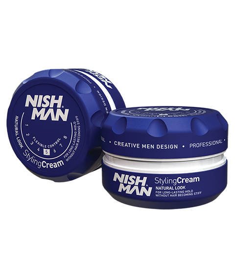 Nishman-Natural Look Styling Cream Pomada do Włosów 150 ml